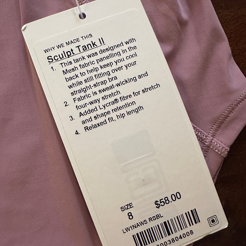 lululemon athletica Sculpt Tank II - Picture 3 of 7